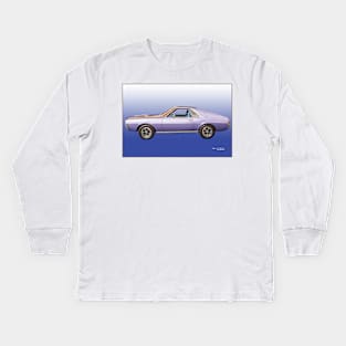 1969 AMX Javelin Kids Long Sleeve T-Shirt